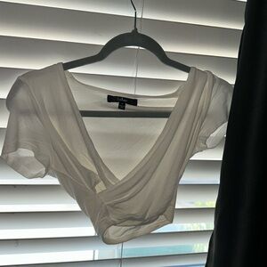 Lulus criss crop top small